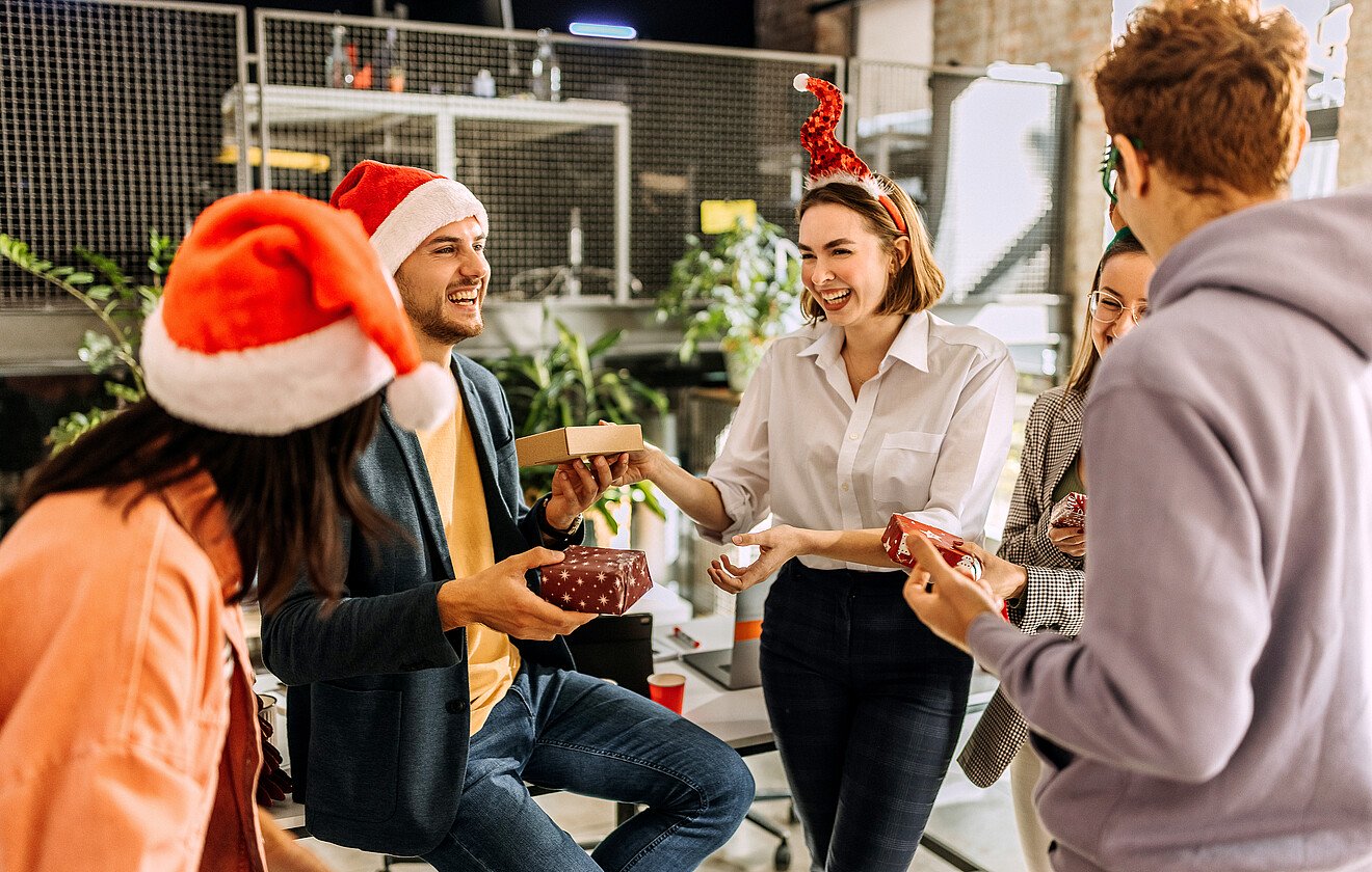 Weihnachtsgeschenke im Unternehmen