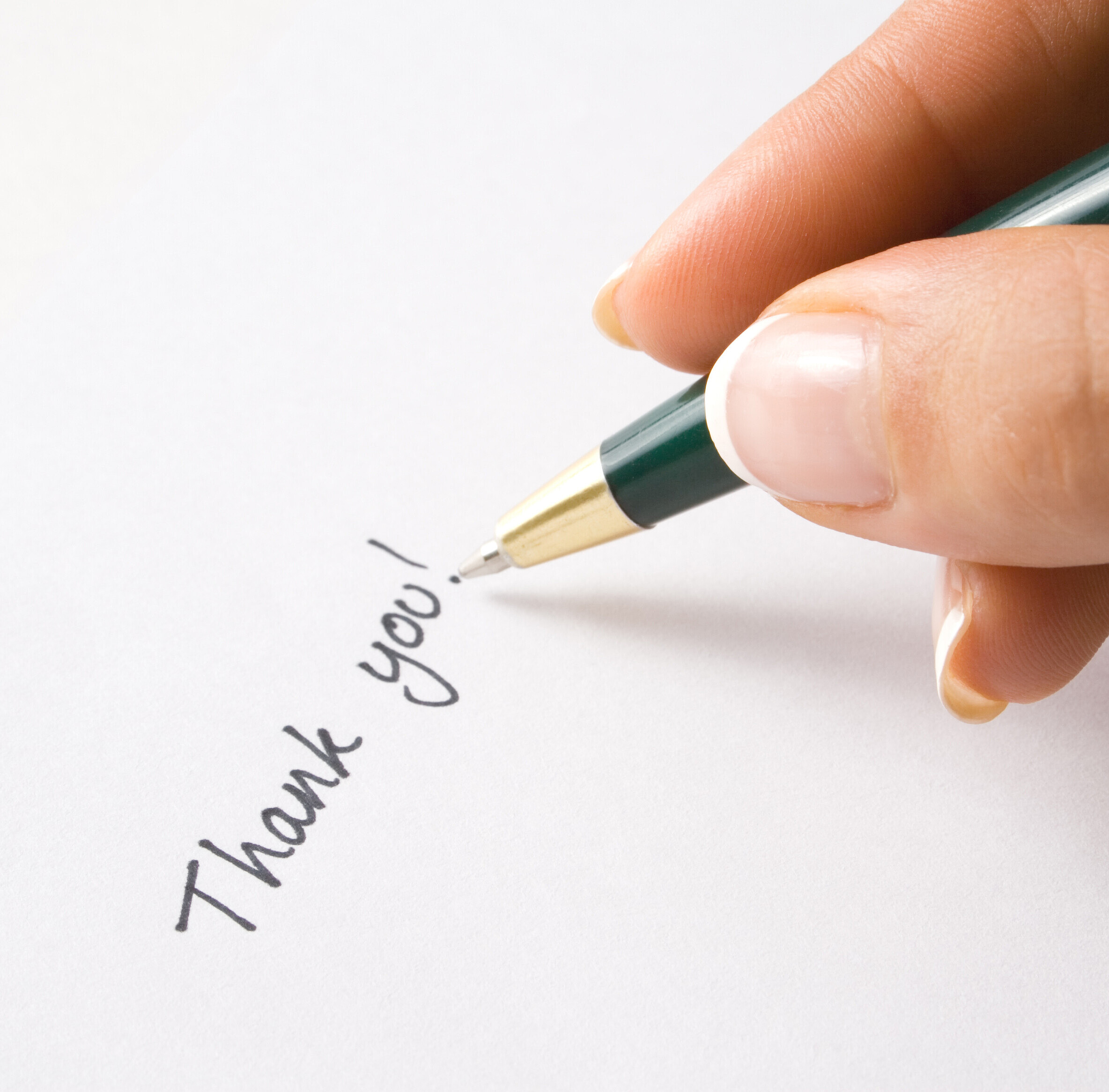 Lettre de remerciement